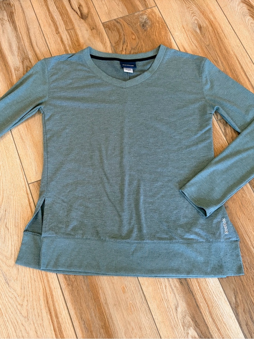 Reebok Sage Green V-Neck Sweatshirt